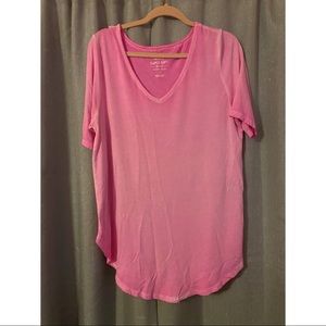 TORRID Washed Out Pink Top